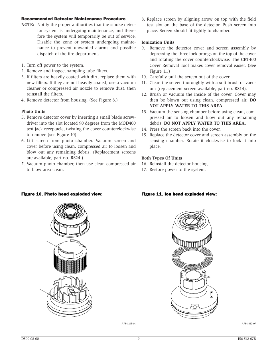 System Sensor DH500 User Manual | Page 9 / 12