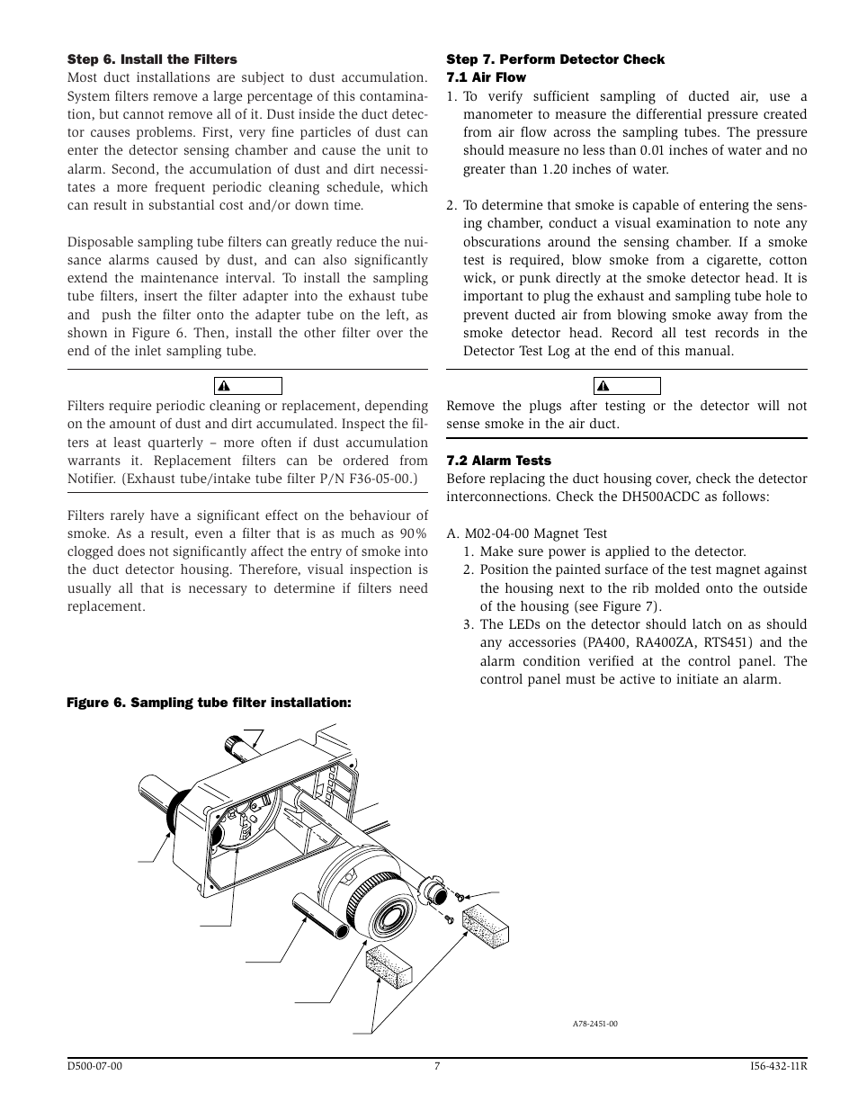 System Sensor DH500ACDC User Manual | Page 7 / 12