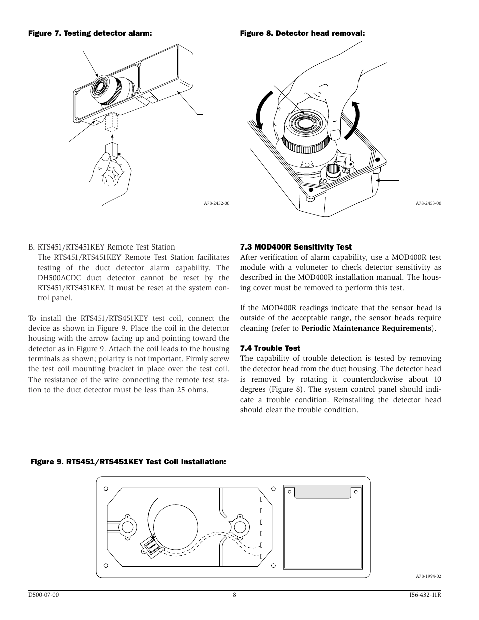 System Sensor DH500ACDC User Manual | Page 8 / 12