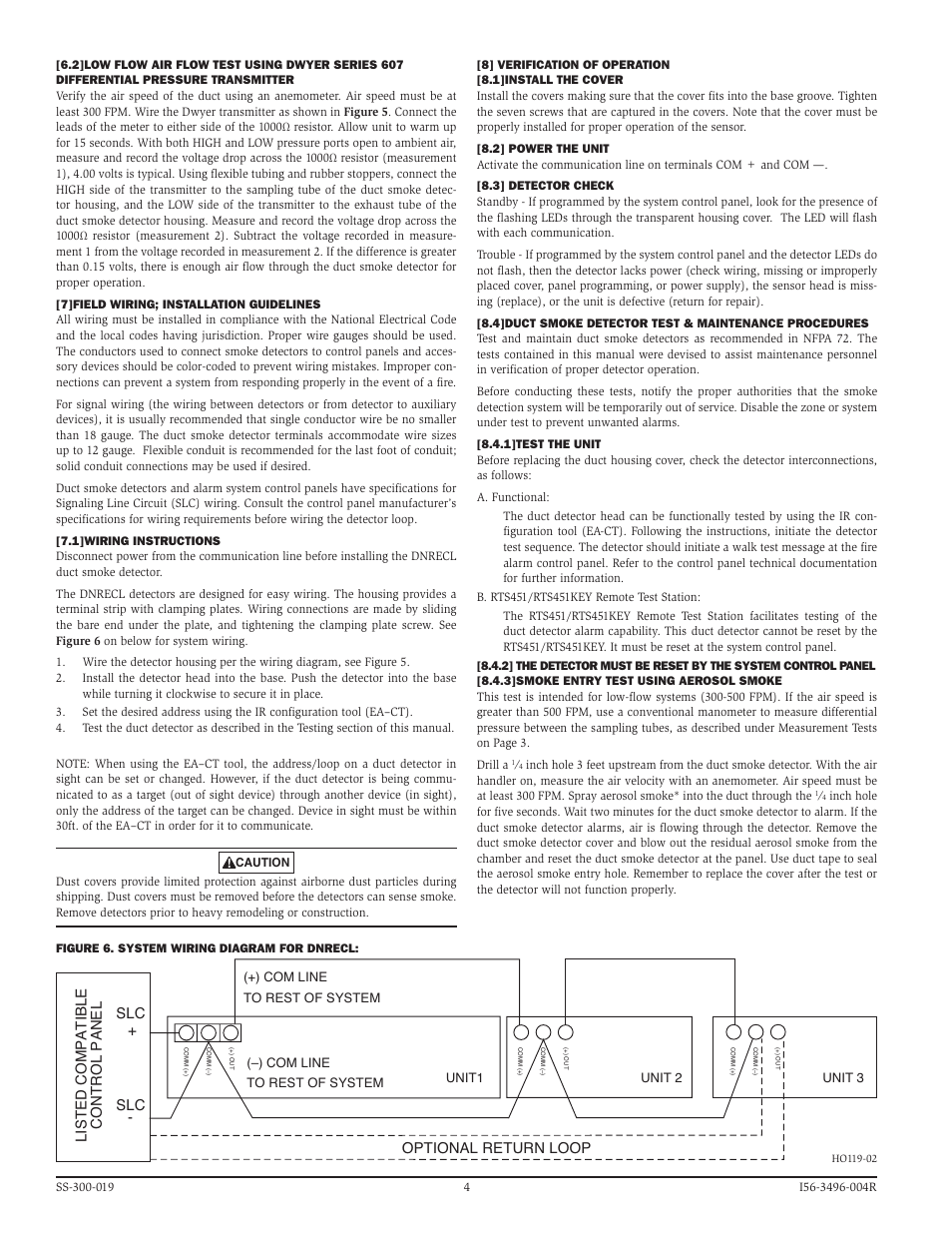 System Sensor DNRECL User Manual | Page 4 / 6