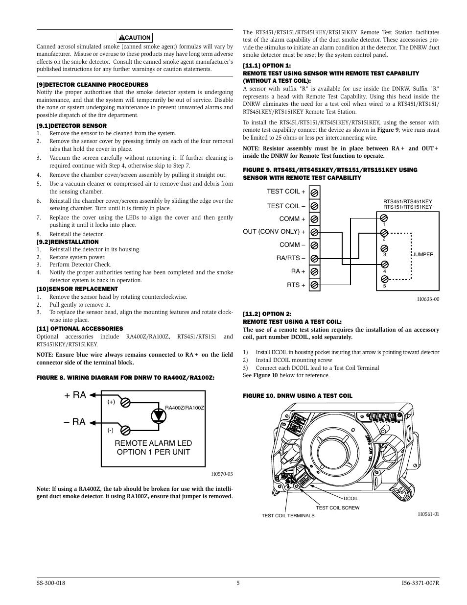 Ra + ra | System Sensor DNRW User Manual | Page 5 / 6