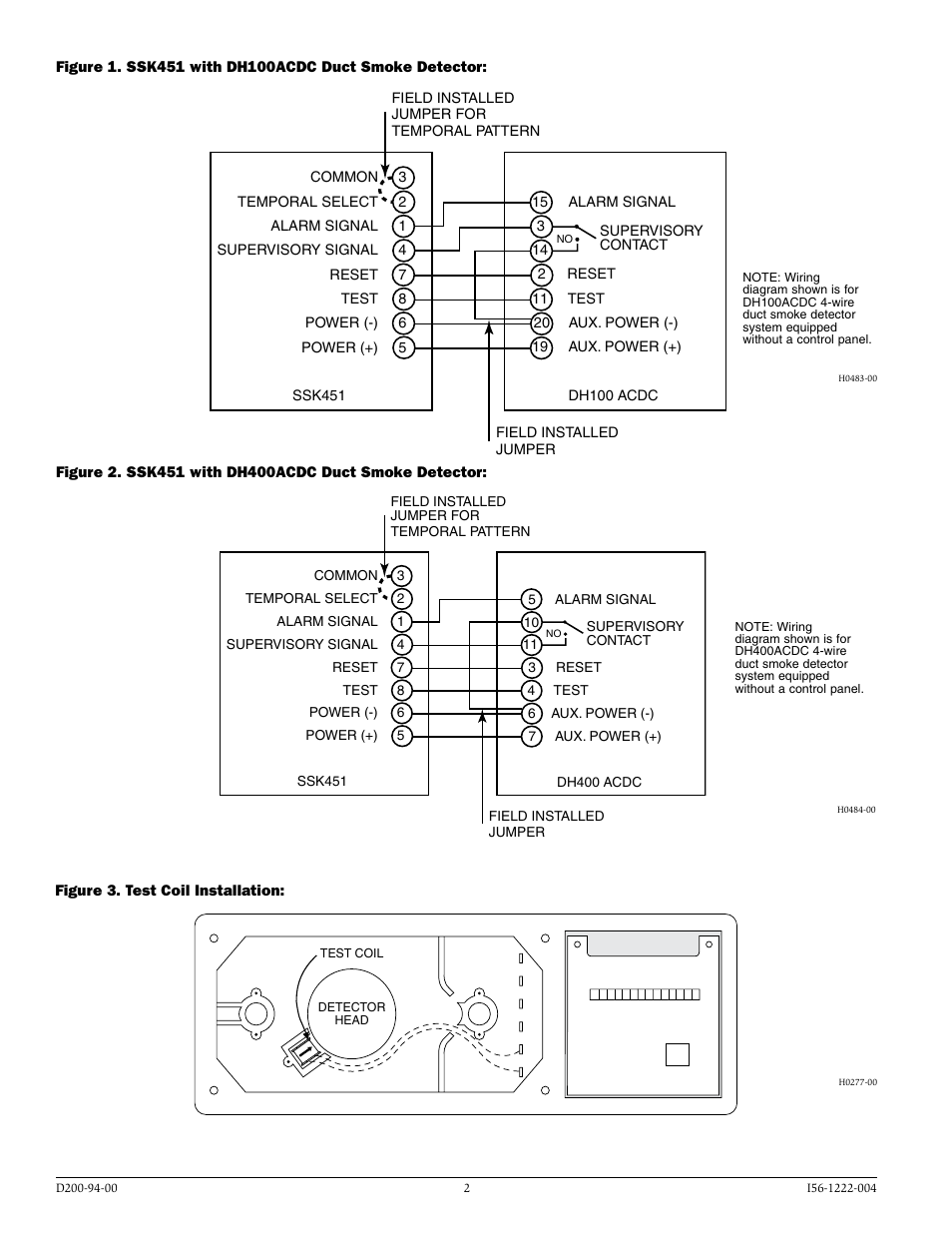 System Sensor SSK451 User Manual | Page 2 / 4