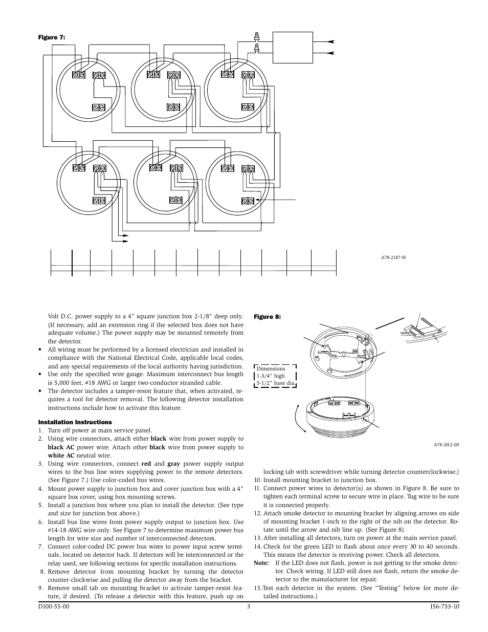 System Sensor 2012H Photoelectronic User Manual | Page 3 / 4