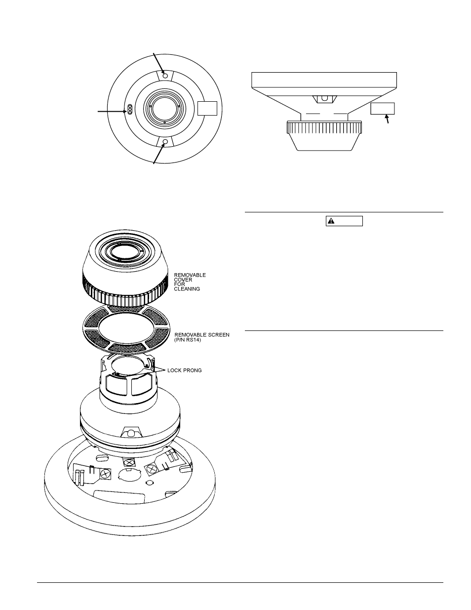 System Sensor 1551B Plug-in Intelligent User Manual | Page 3 / 4