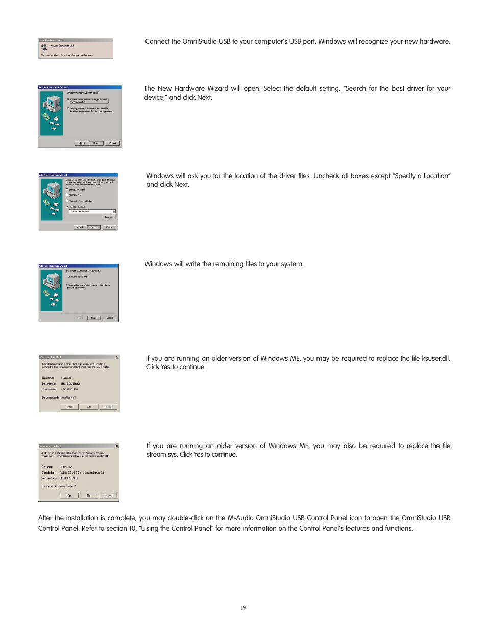 M-AUDIO OmniStudio USB User Manual | Page 20 / 45