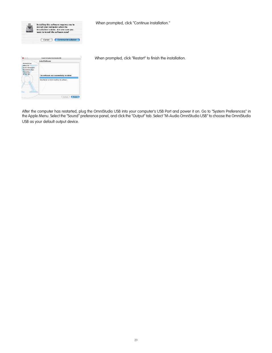 M-AUDIO OmniStudio USB User Manual | Page 24 / 45