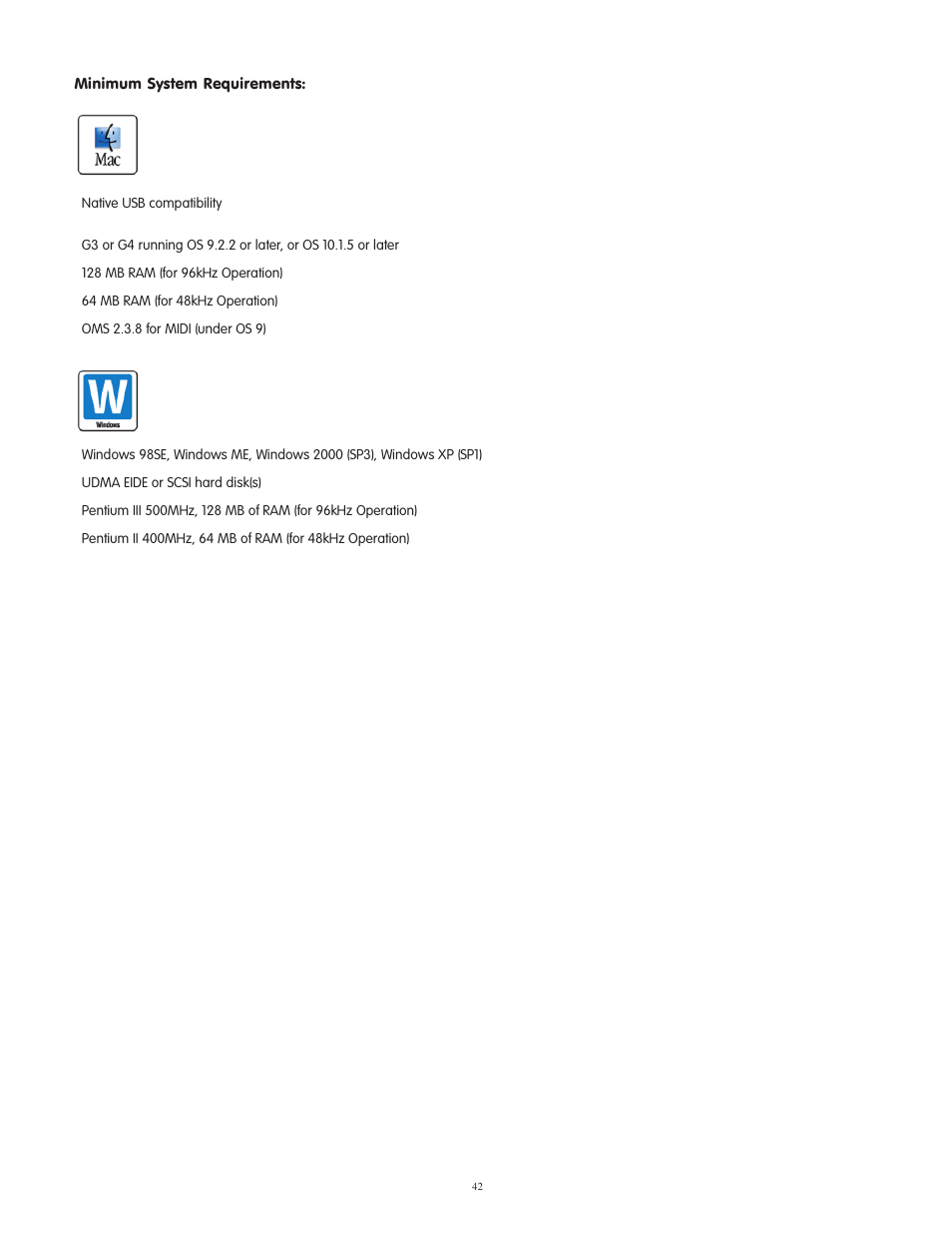 M-AUDIO OmniStudio USB User Manual | Page 43 / 45