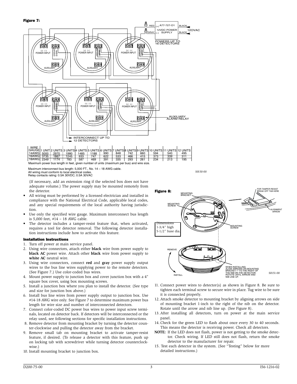 System Sensor 2012H Photoelectronic User Manual | Page 3 / 4