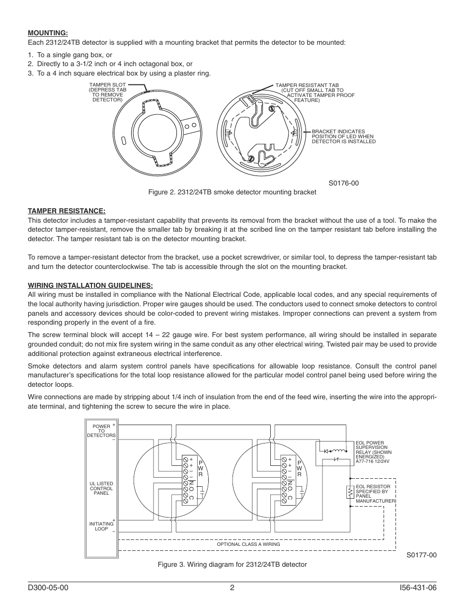 System Sensor 2312_24TB User Manual | Page 2 / 4