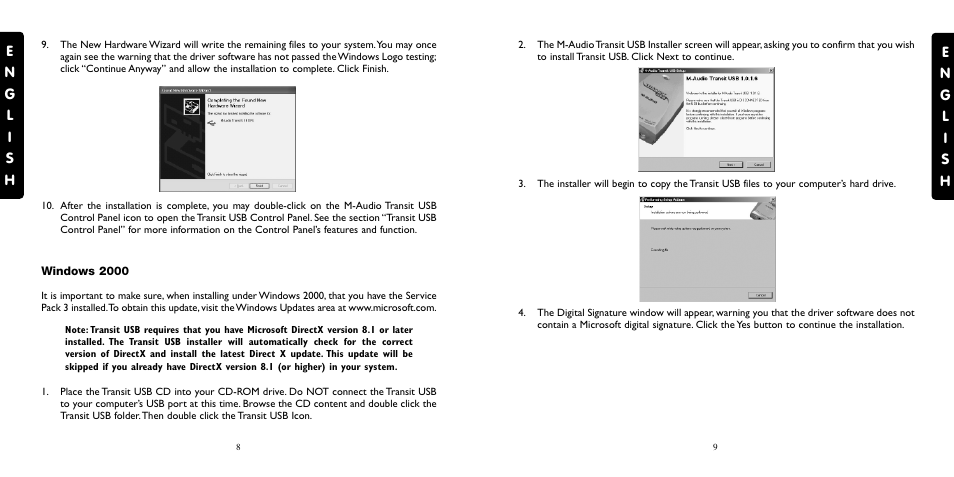 M-AUDIO Transit USB User Manual | Page 5 / 15