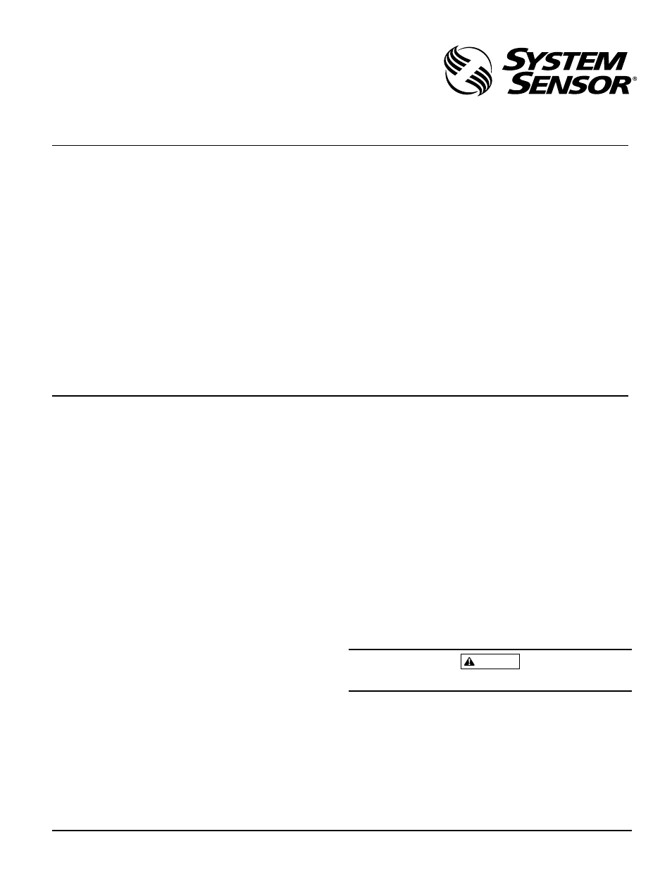 System Sensor 2551HR Plug-in Intelligent User Manual | 4 pages