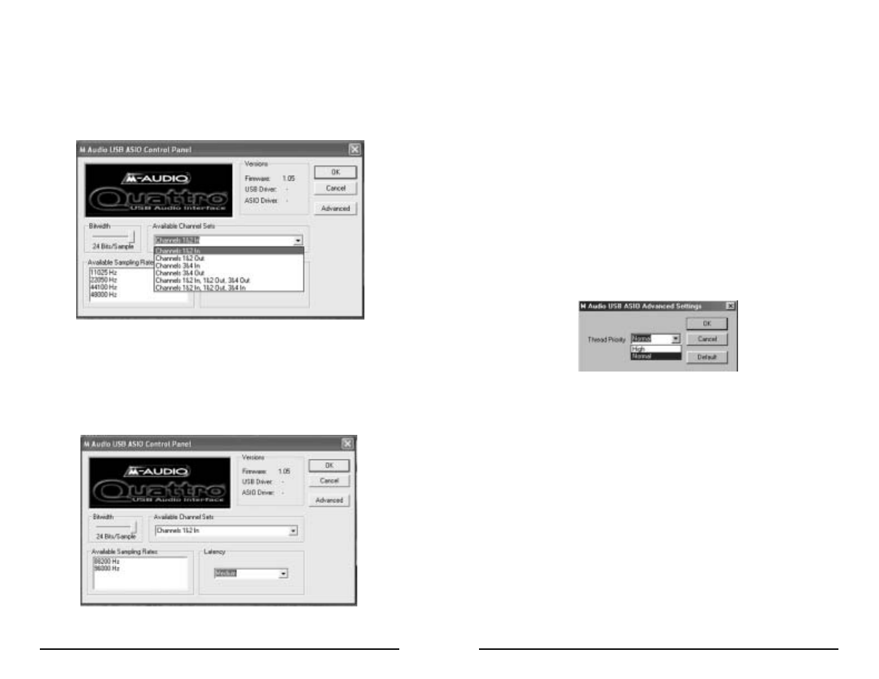 M-AUDIO Quattro USB User Manual | Page 11 / 15