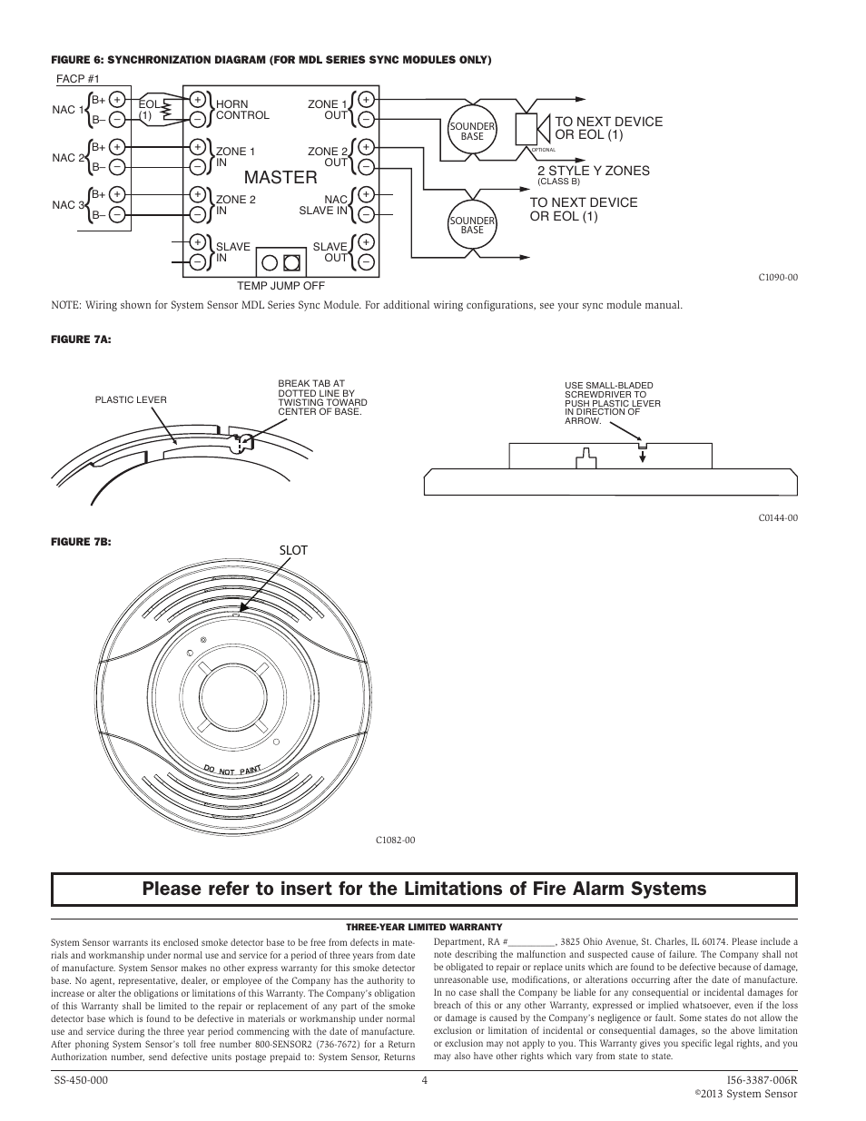 System Sensor B200S User Manual | Page 4 / 4