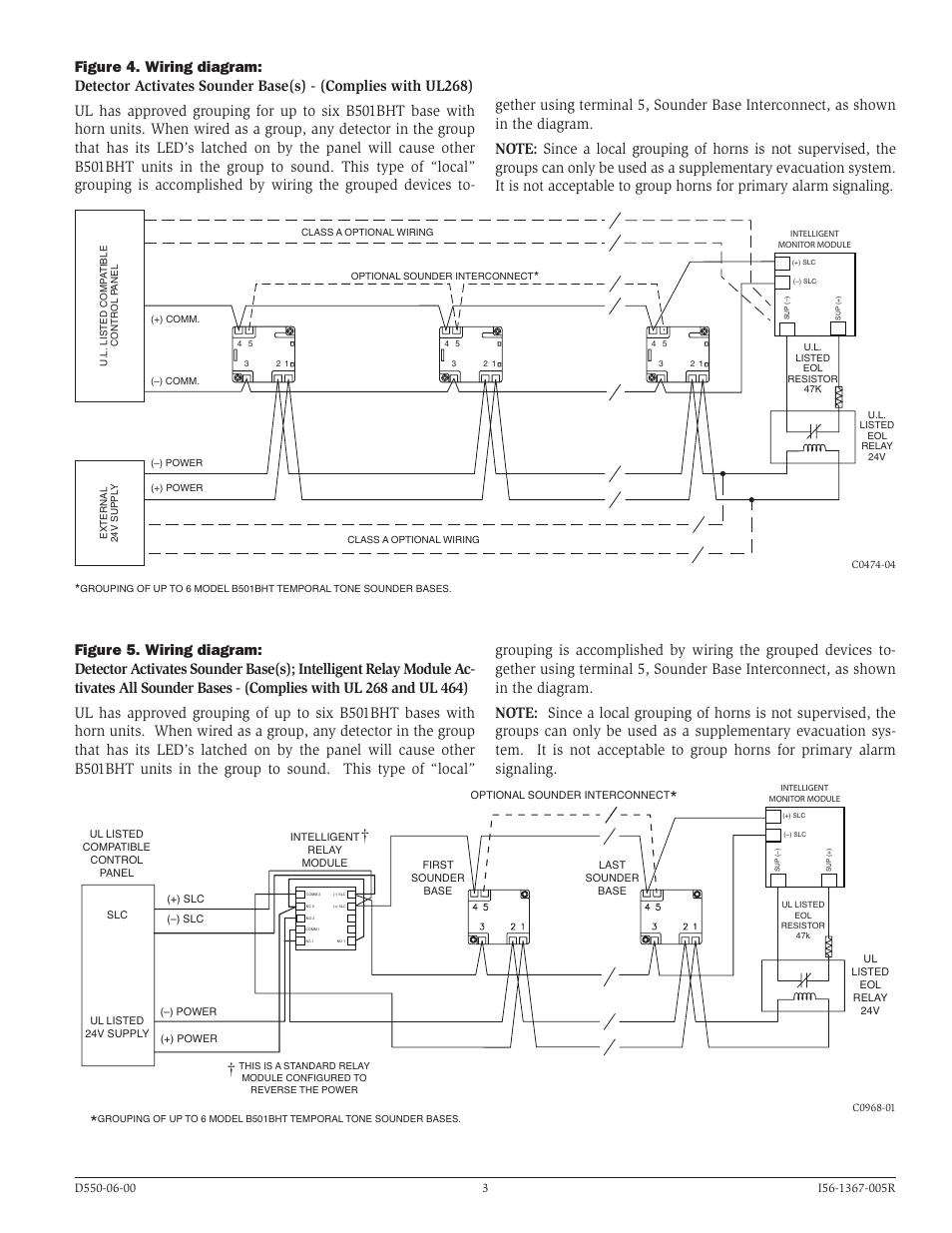 System Sensor B501BHT User Manual | Page 3 / 4