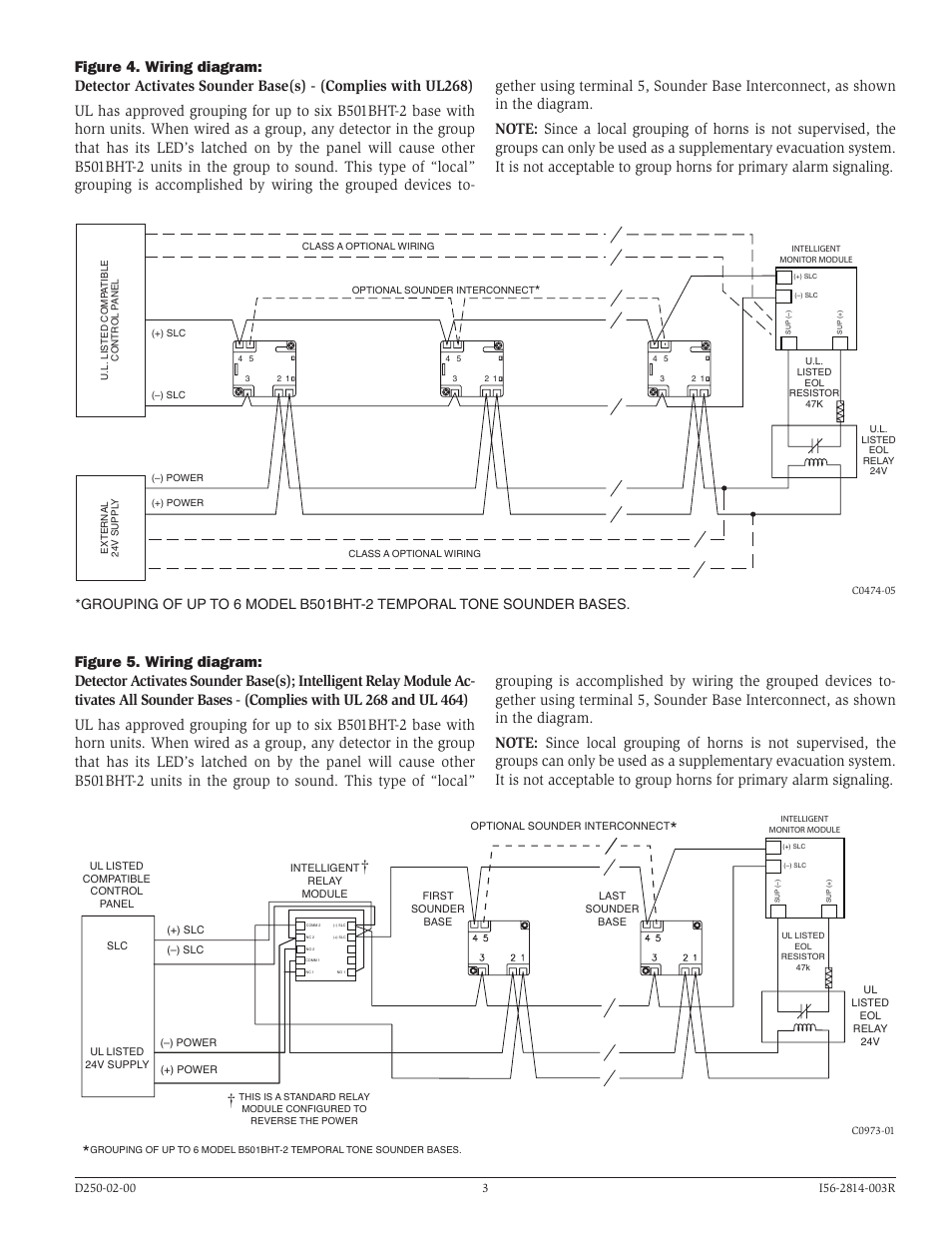 System Sensor B501BHT-2 User Manual | Page 3 / 4