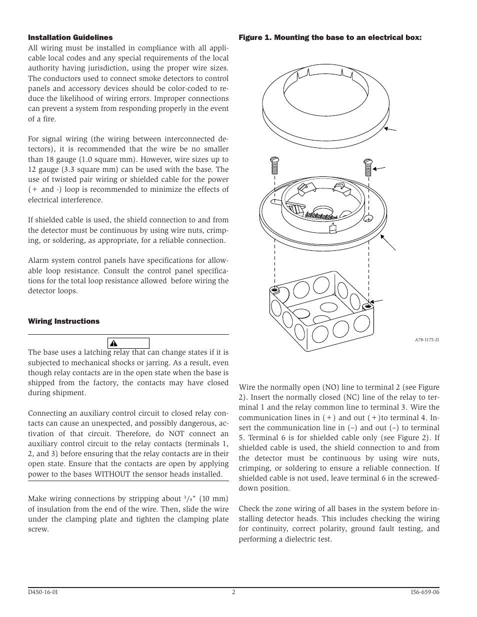 System Sensor B524RB User Manual | Page 2 / 4