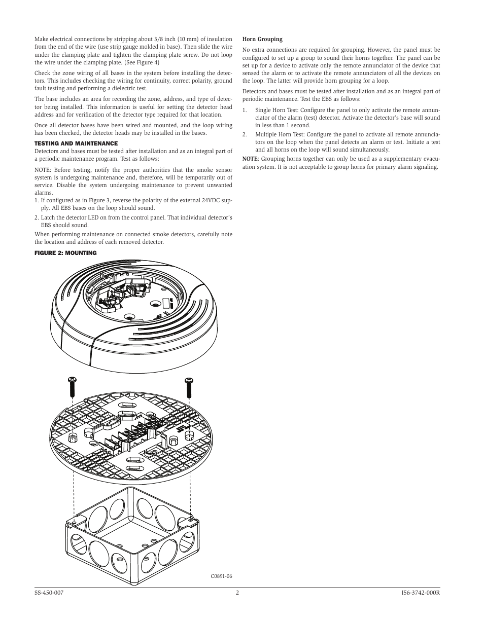 System Sensor EBS User Manual | Page 2 / 4