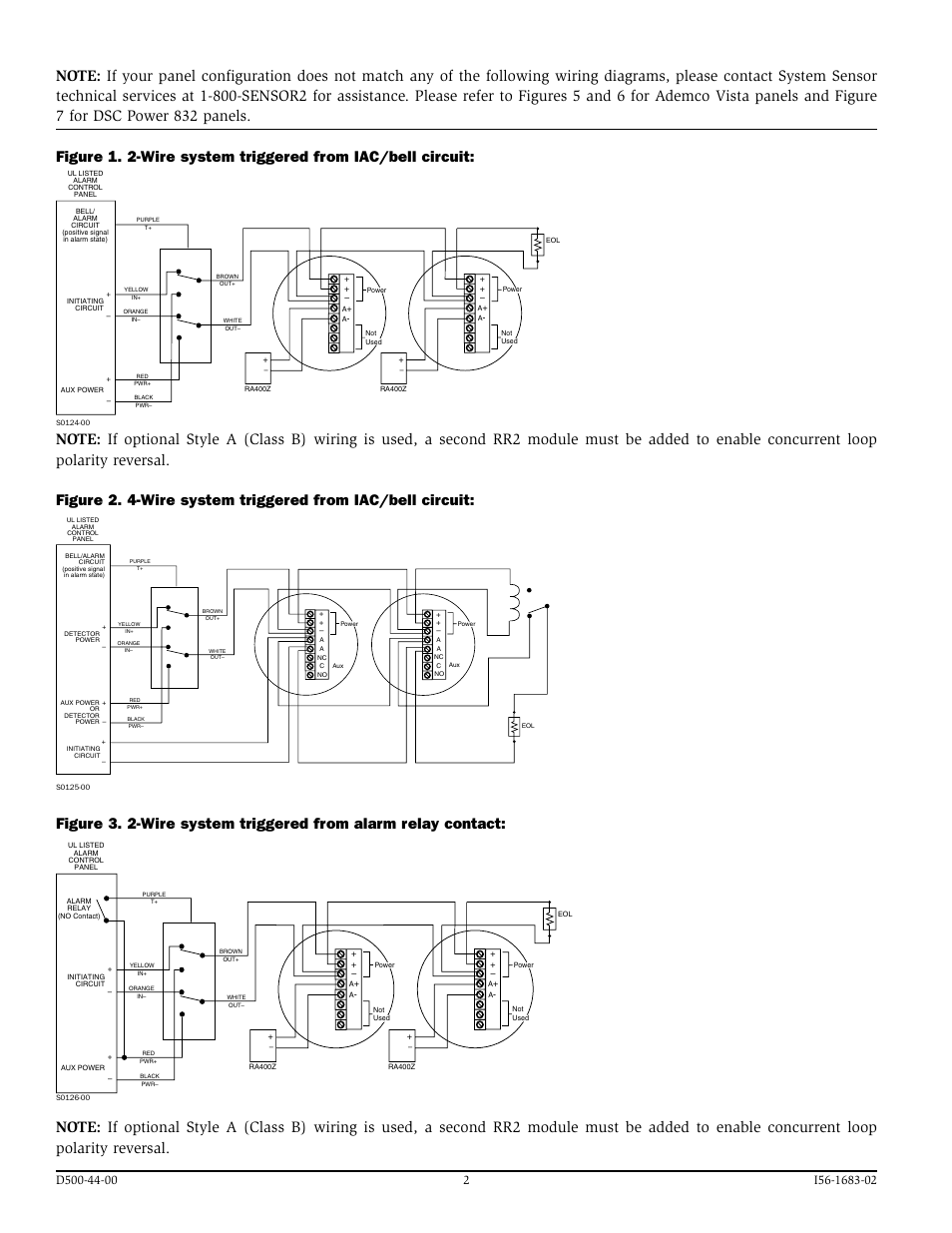 System Sensor RR2 User Manual | Page 2 / 4