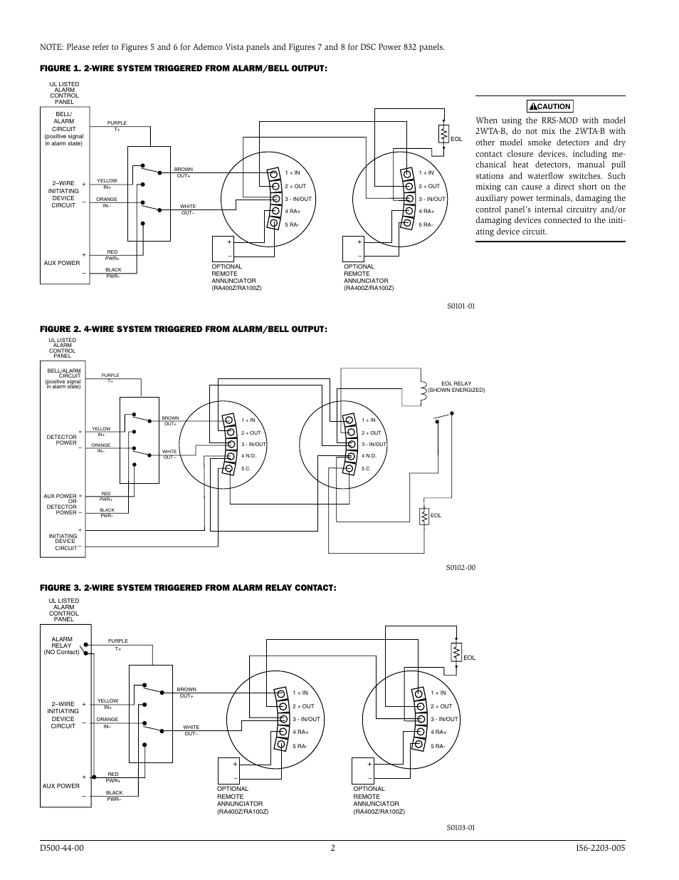 System Sensor RRS-MOD User Manual | Page 2 / 4