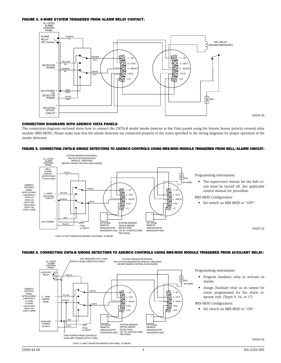 System Sensor RRS-MOD User Manual | Page 3 / 4