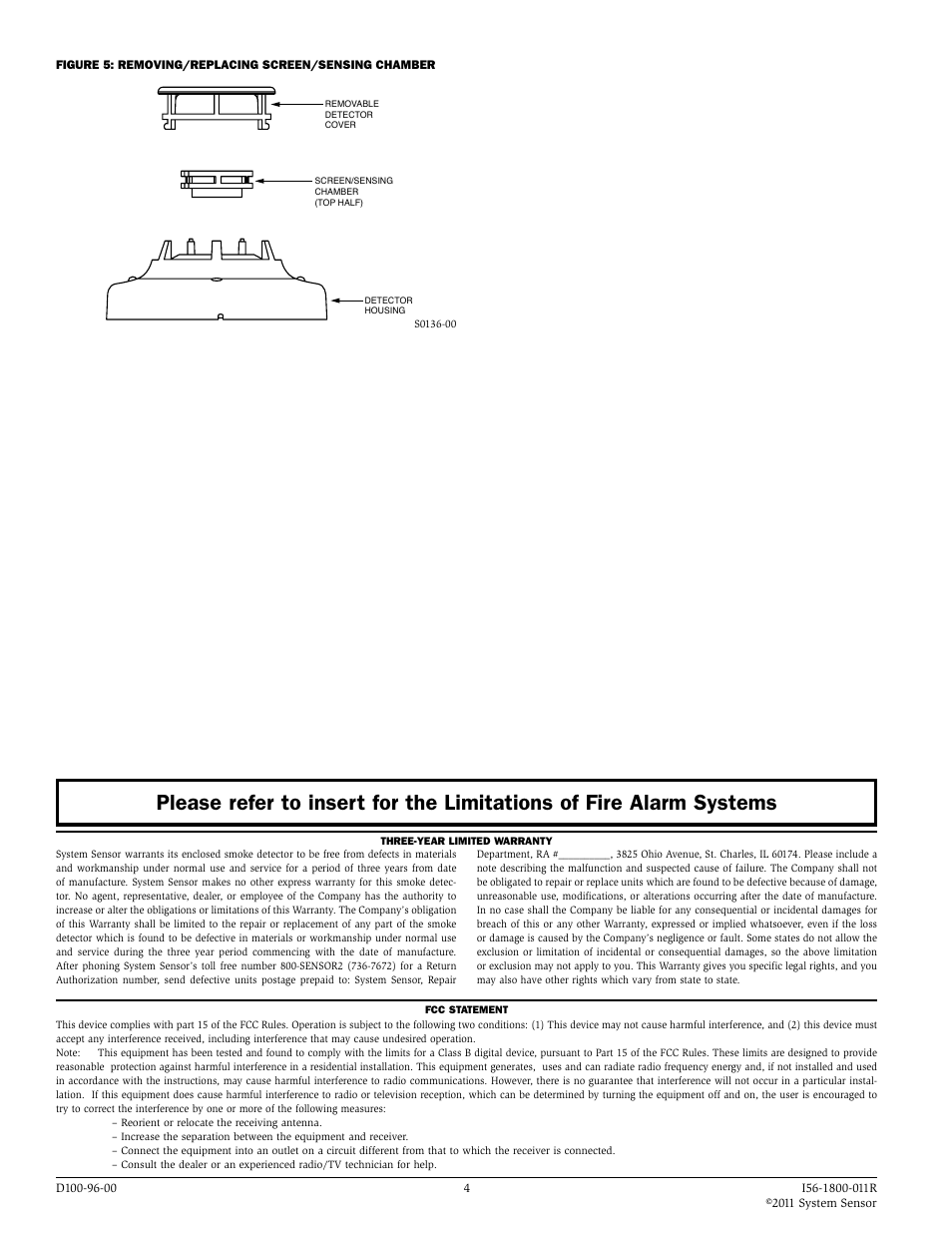 System Sensor i3 Series Smoke Detectors User Manual | Page 4 / 4