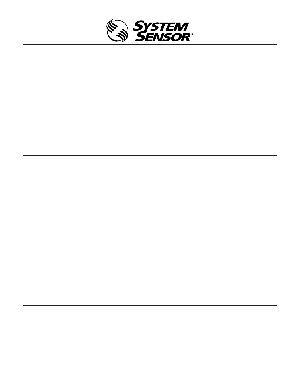 System Sensor KBS and KMS Models User Manual | 4 pages