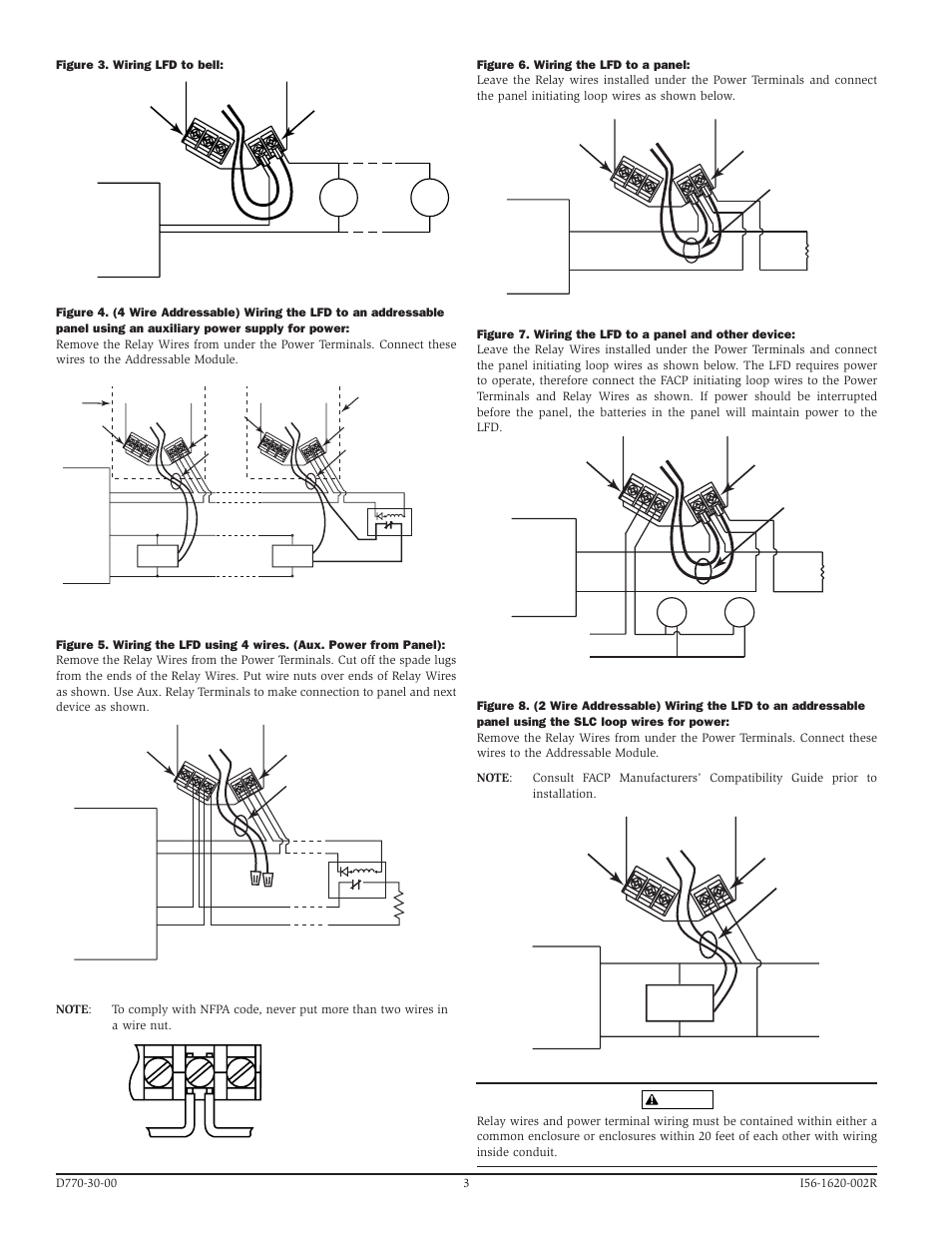 System Sensor LFD Models User Manual | Page 3 / 4