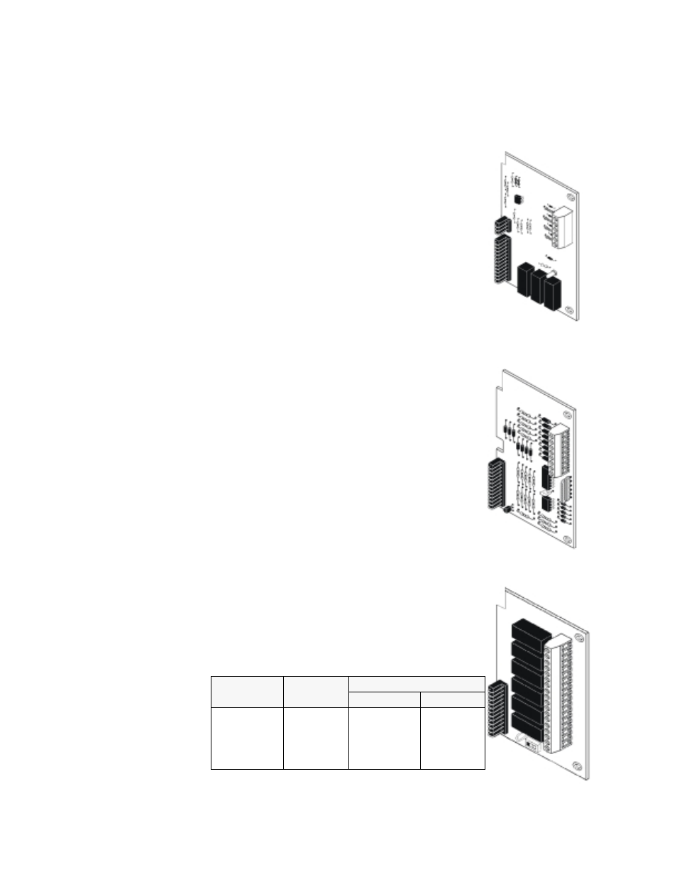 Optional boards, Transmitter module (4xtm - notifier), Led interface module (4xlm - notifier) | Zone relay module (4xzm - notifier) | System Sensor PDRP-1002 User Manual | Page 8 / 44