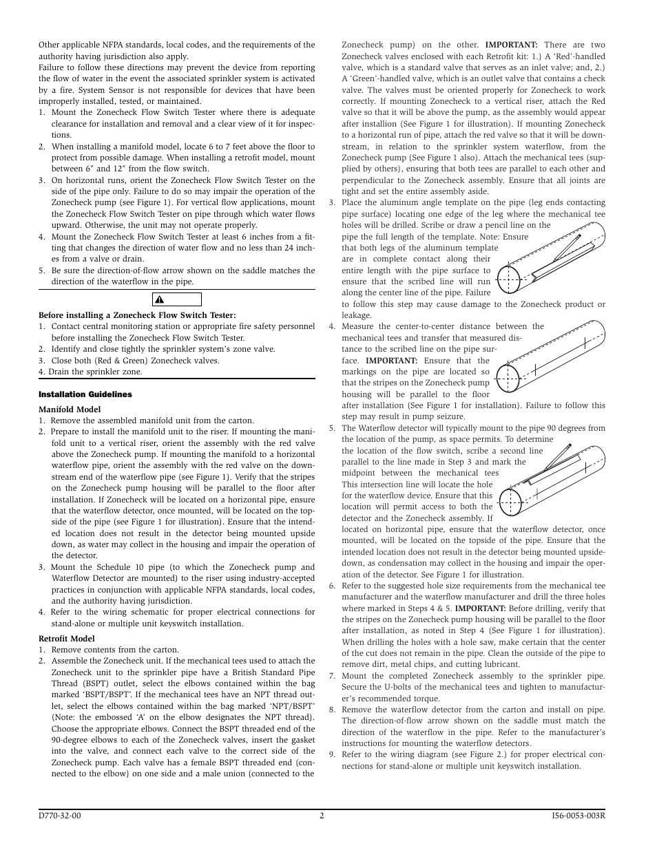 System Sensor ZC20 User Manual | Page 2 / 4