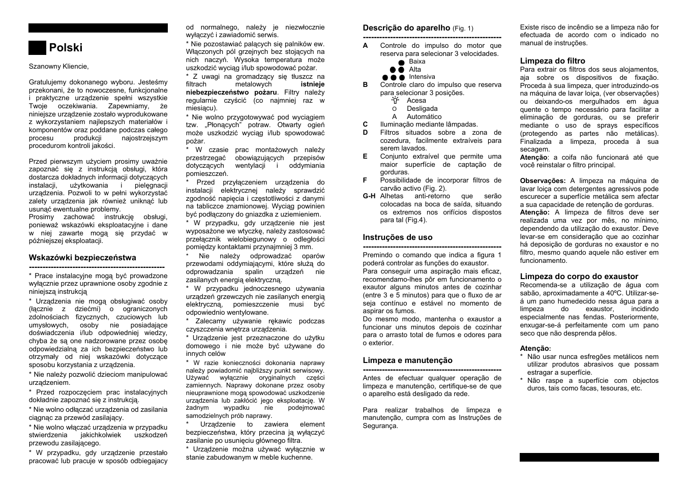 Polski | Teka CNL1-2002 User Manual | Page 19 / 32