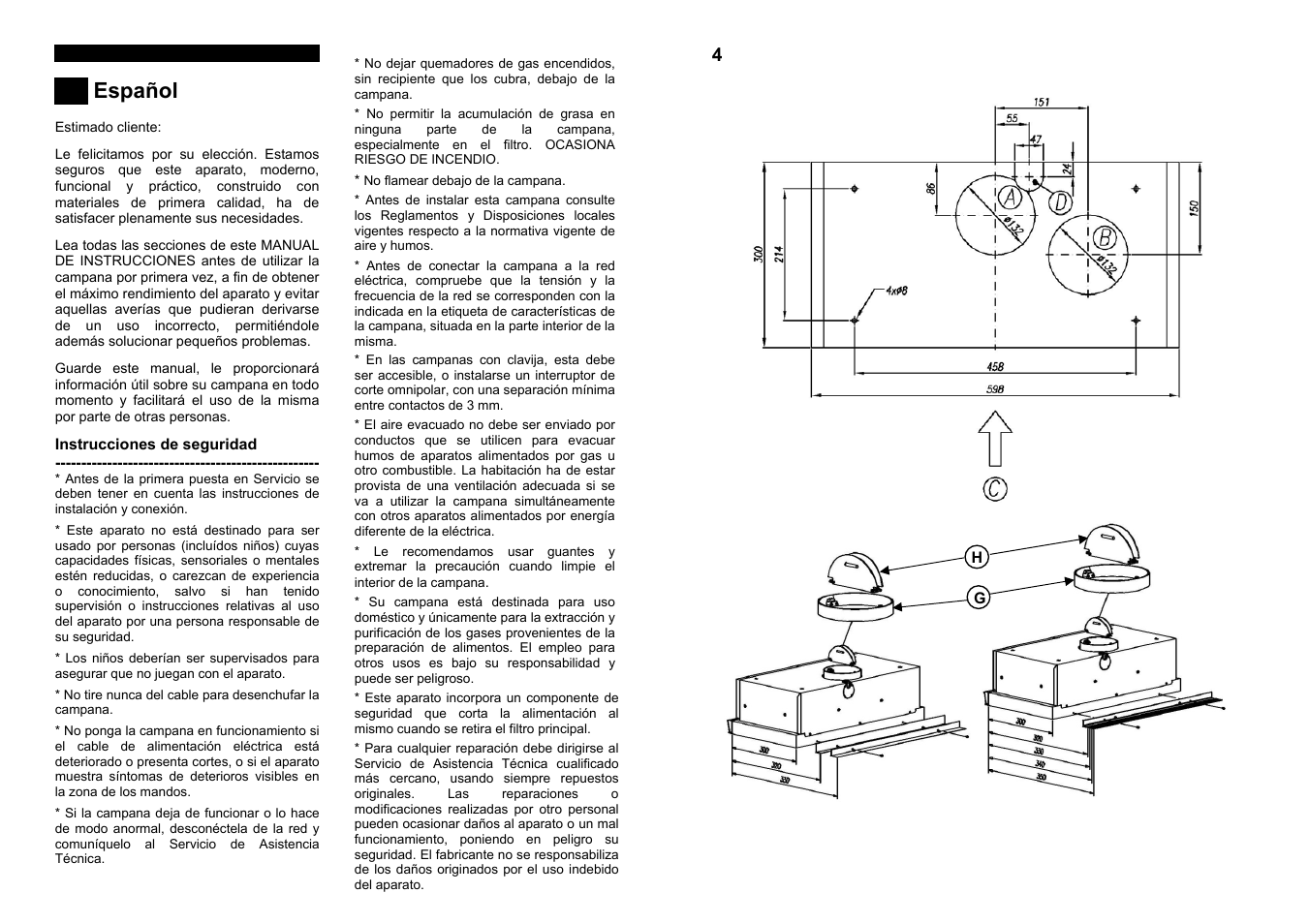 Español | Teka CNL1-2002 User Manual | Page 2 / 32