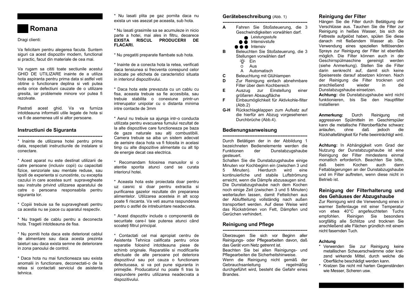 Romana | Teka CNL1-2002 User Manual | Page 7 / 32