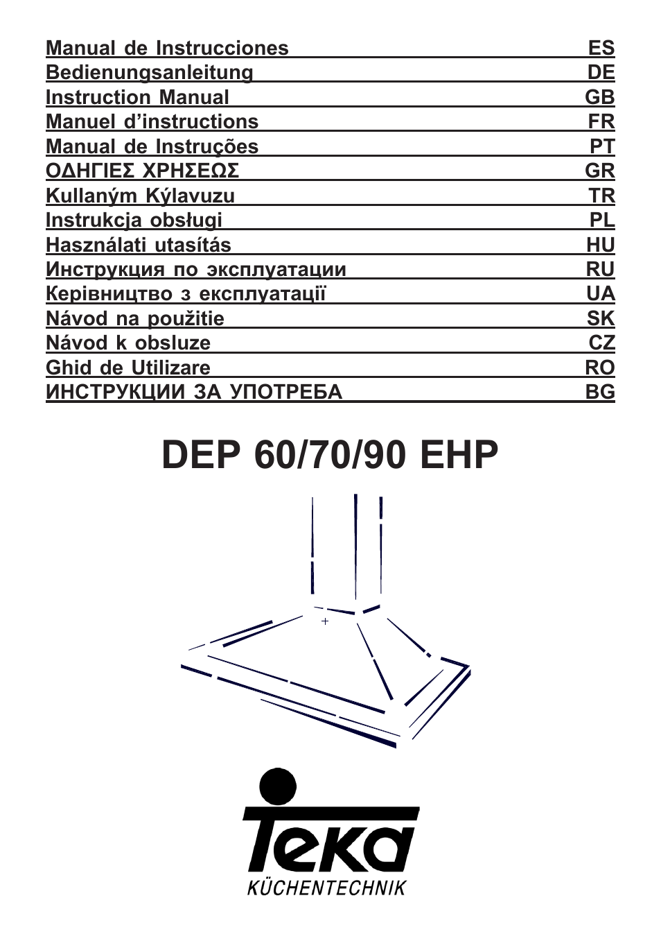 Teka DEP-60 EHP STAINLESS User Manual | 36 pages