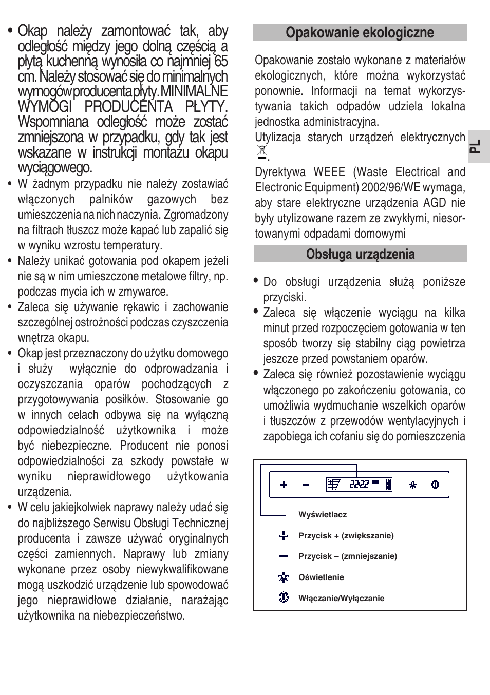 Opakowanie ekologiczne | Teka DPS 90 STAINLESS STEEL User Manual | Page 31 / 72