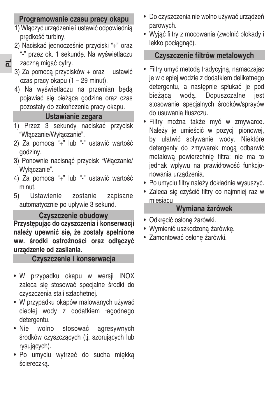 Teka DPS 90 STAINLESS STEEL User Manual | Page 32 / 72