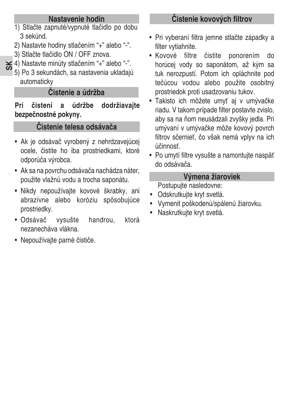 Teka DPS 90 STAINLESS STEEL User Manual | Page 48 / 72