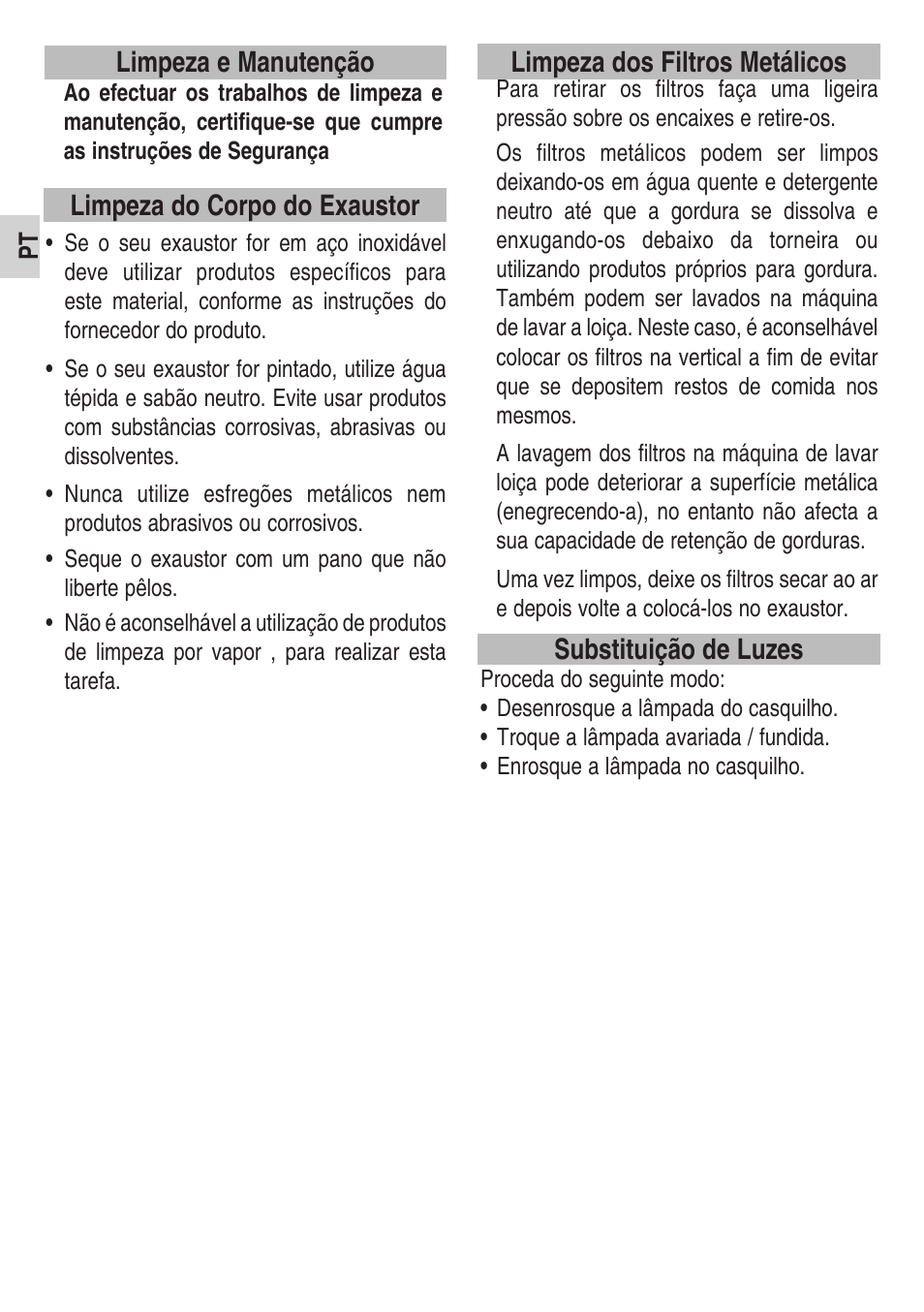 Teka DSB 90 STAINLESS STEEL User Manual | Page 20 / 68