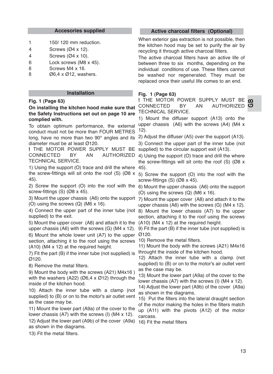 Teka DG2 ISLA User Manual | Page 13 / 64