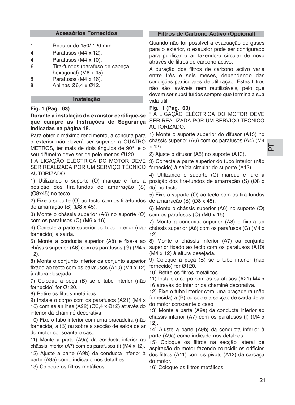 Teka DG2 ISLA User Manual | Page 21 / 64