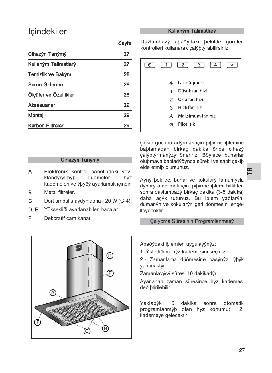 Içindekiler | Teka DG2 ISLA User Manual | Page 27 / 64