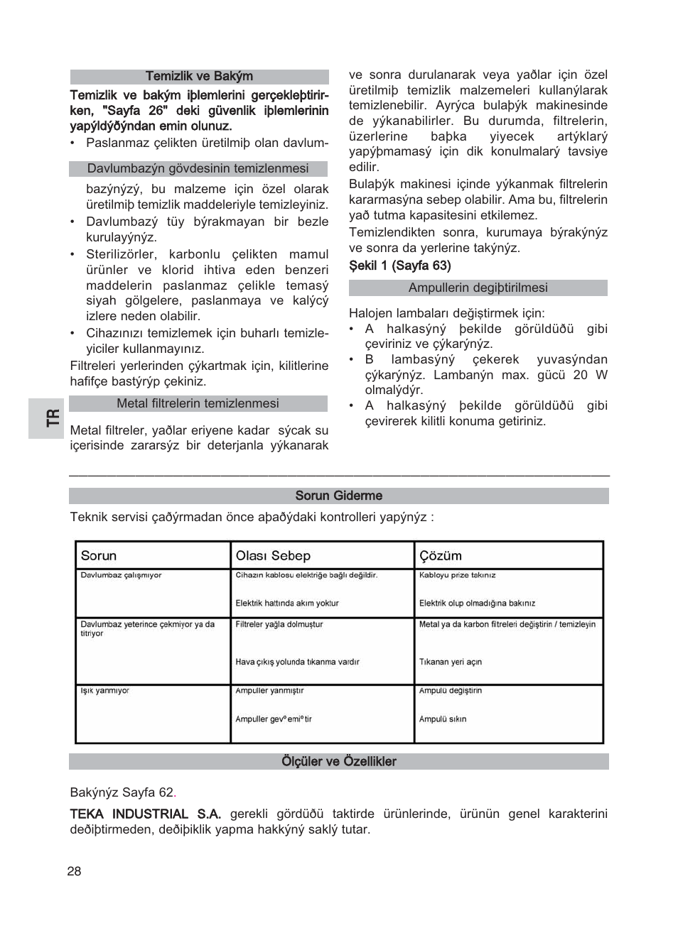 Teka DG2 ISLA User Manual | Page 28 / 64