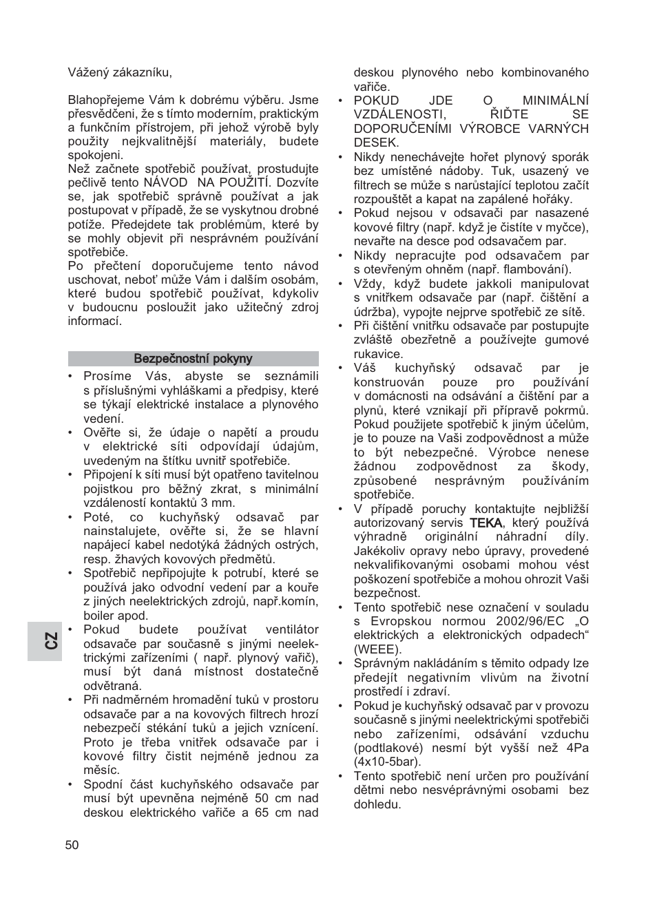 Teka DG2 ISLA User Manual | Page 50 / 64