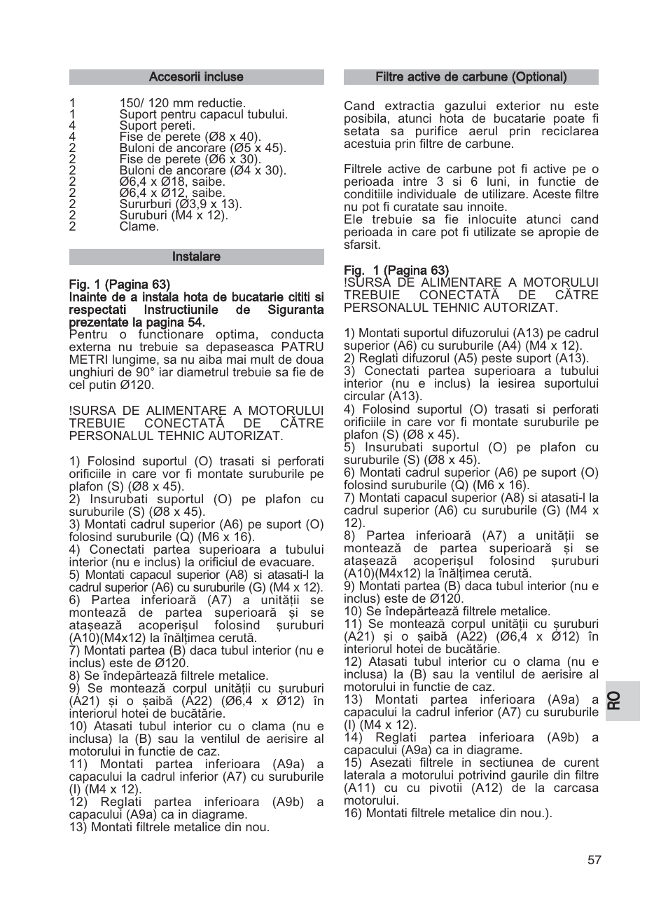 Teka DG2 ISLA User Manual | Page 57 / 64