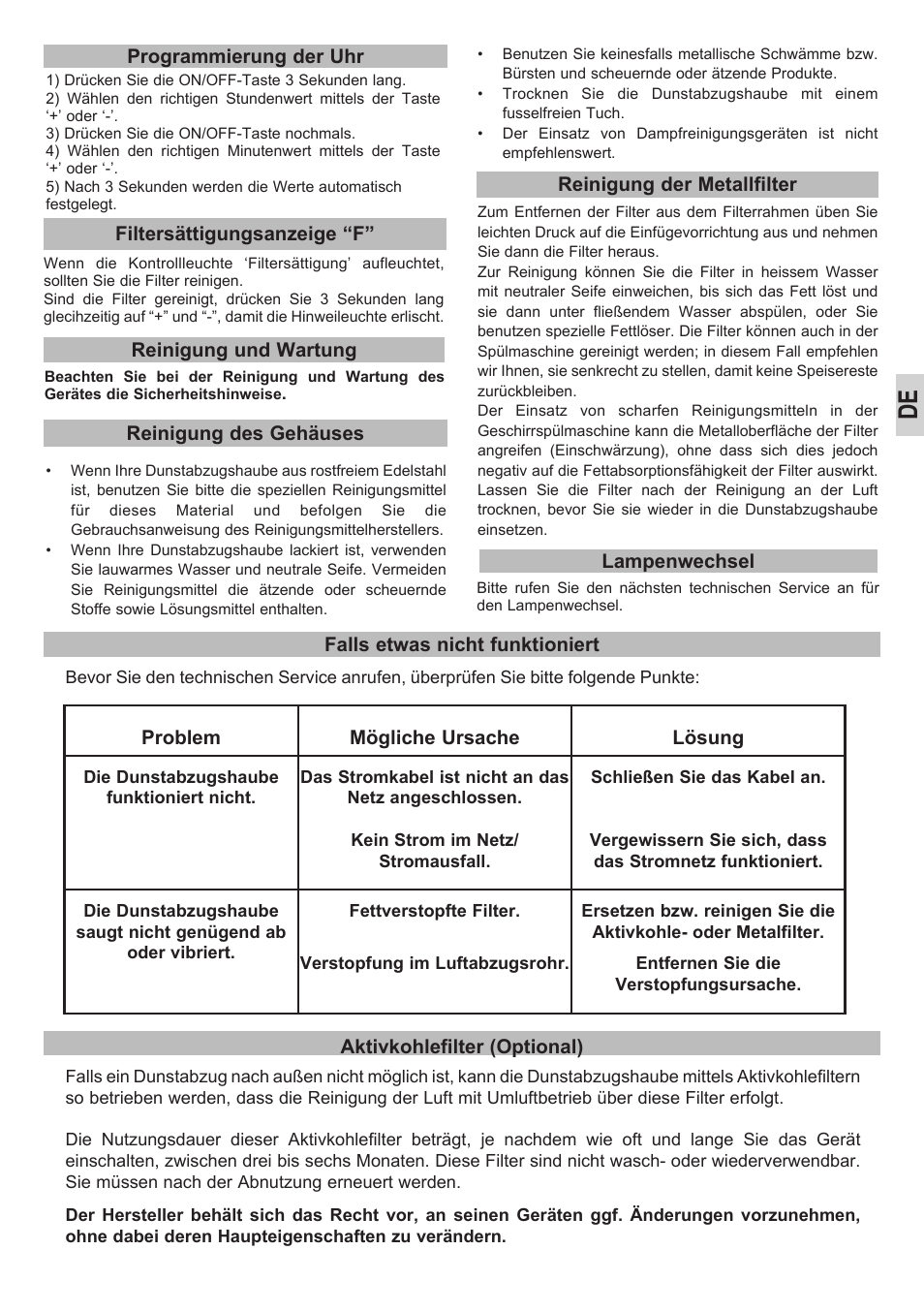 Teka DVL 90 User Manual | Page 9 / 40