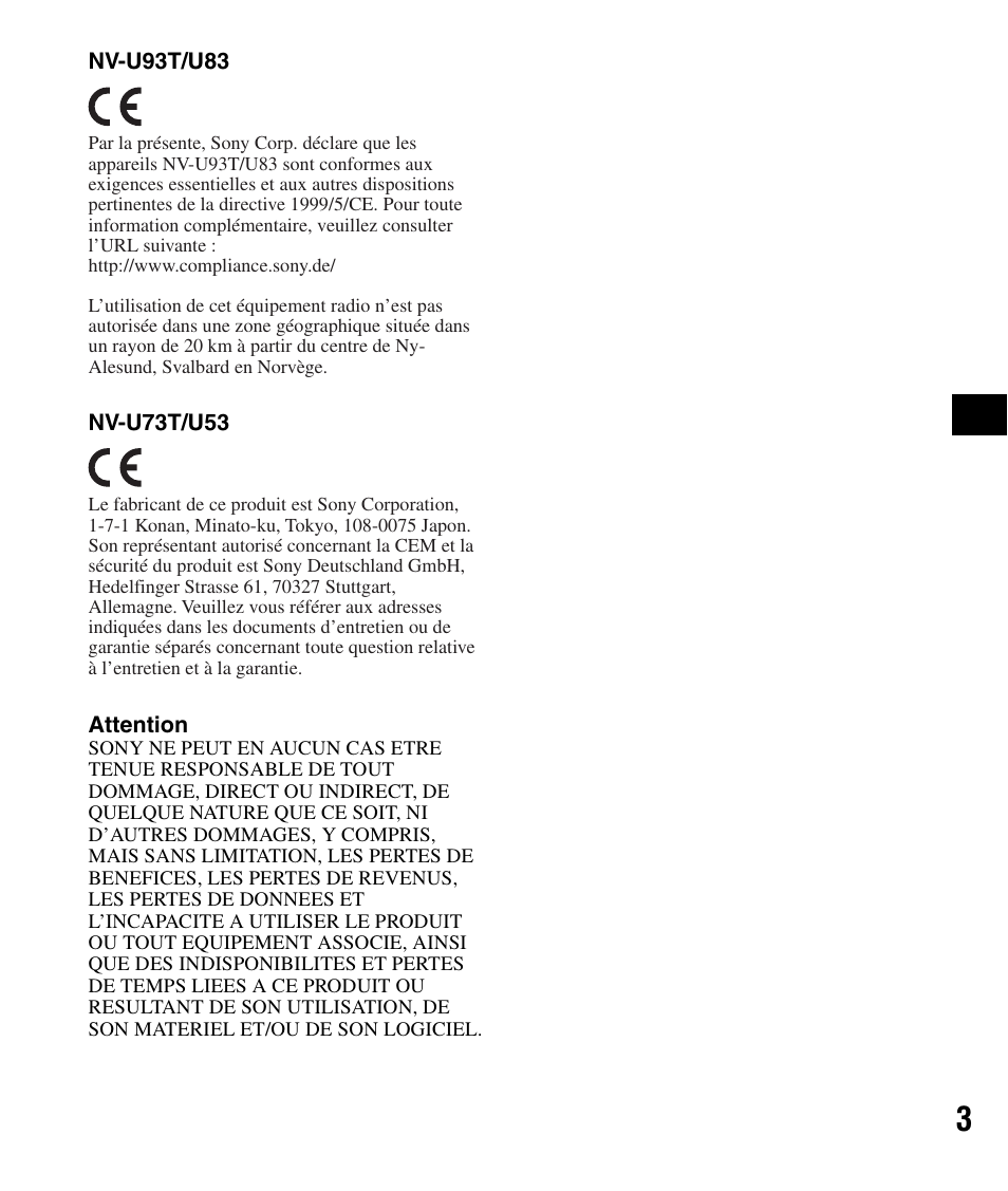 Sony NV-U83 User Manual | Page 49 / 194