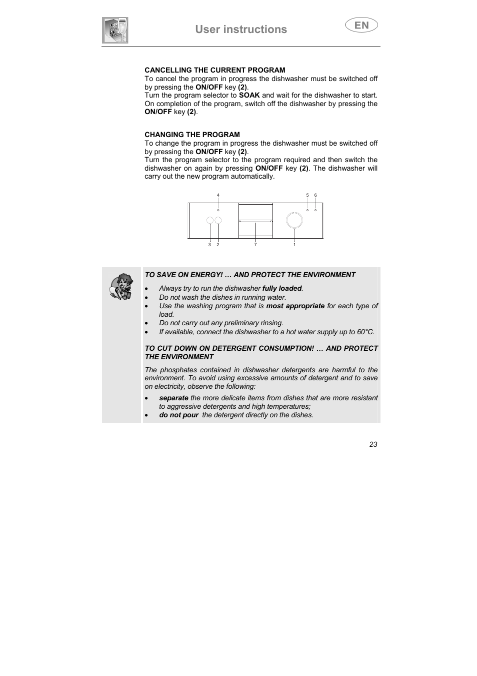 User instructions | Teka LP7 470 User Manual | Page 5 / 7