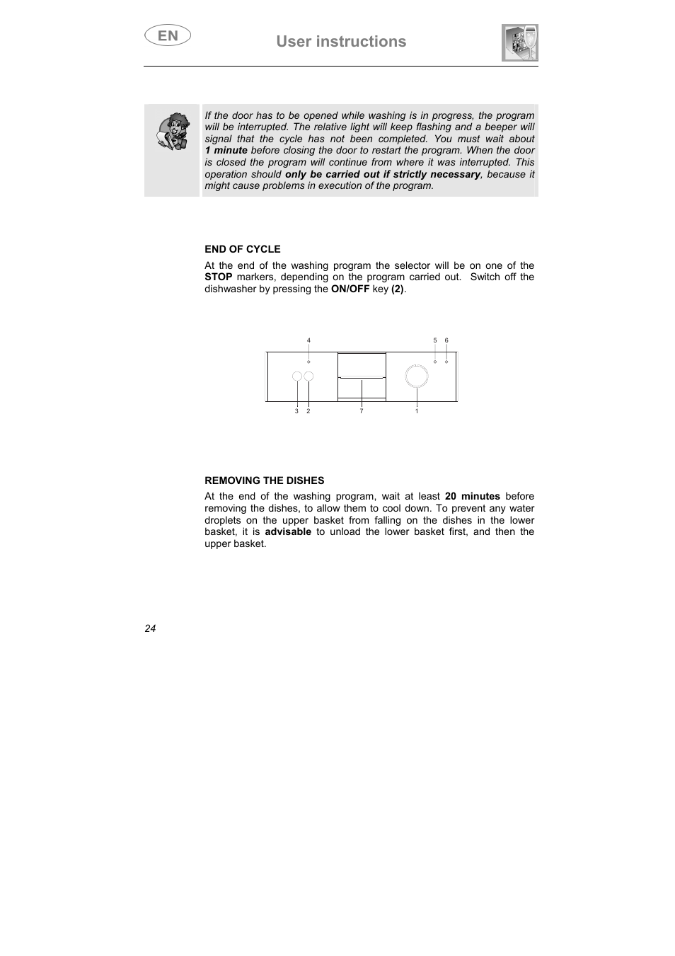 User instructions | Teka LP7 470 User Manual | Page 6 / 7