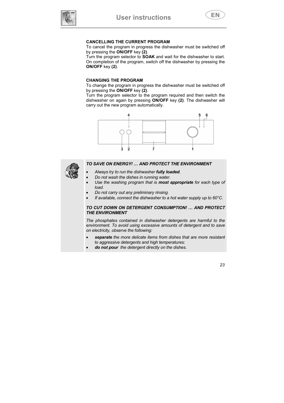User instructions | Teka LP7 740 User Manual | Page 5 / 7