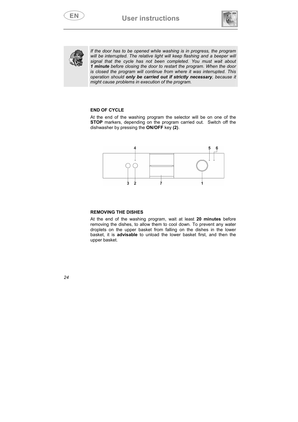 User instructions | Teka LP7 740 User Manual | Page 6 / 7