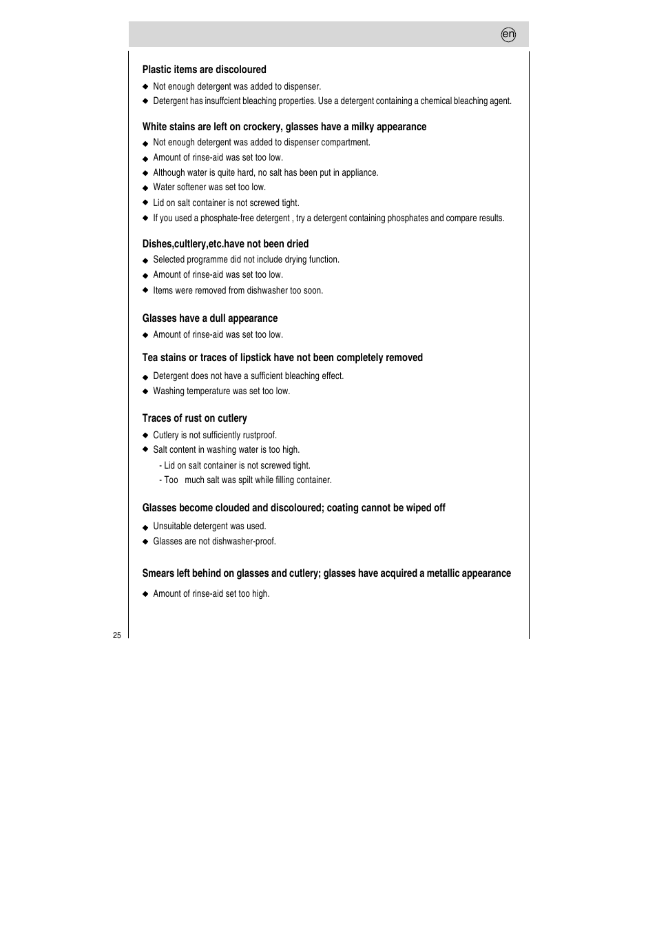 Teka LP7 760 User Manual | Page 26 / 30